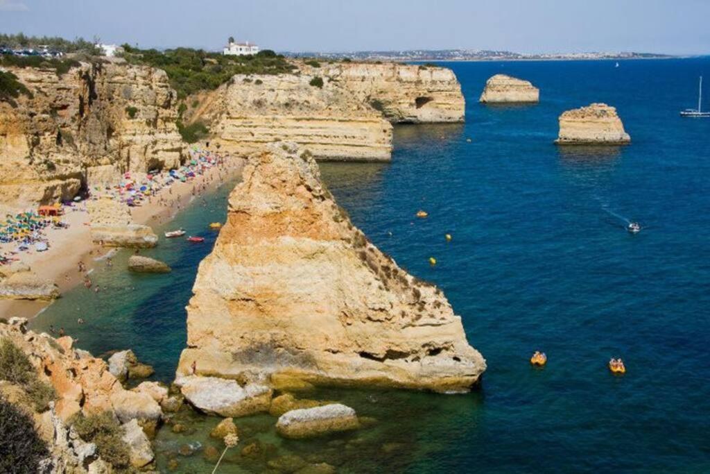 Apartamento Encantador A 100M Da Praia Carvoeiro  Exteriör bild